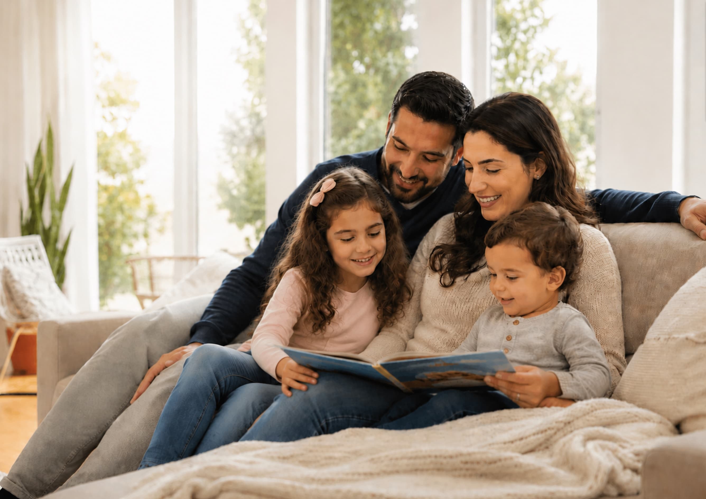 Family at home